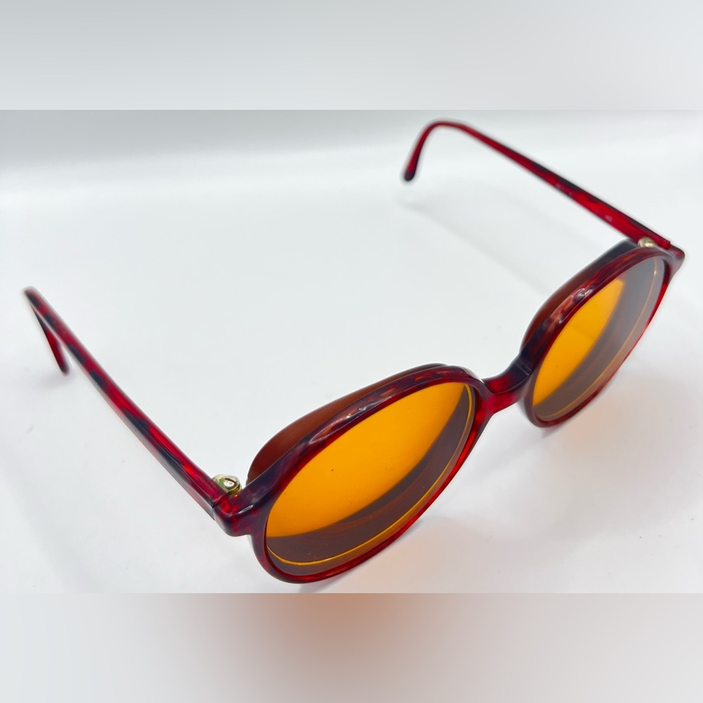 Vintage Mirari 1005 Burgundy Round Sunglasses Frames Only